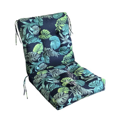 Gnostik Patio Chair Cushions Navy Floral front view