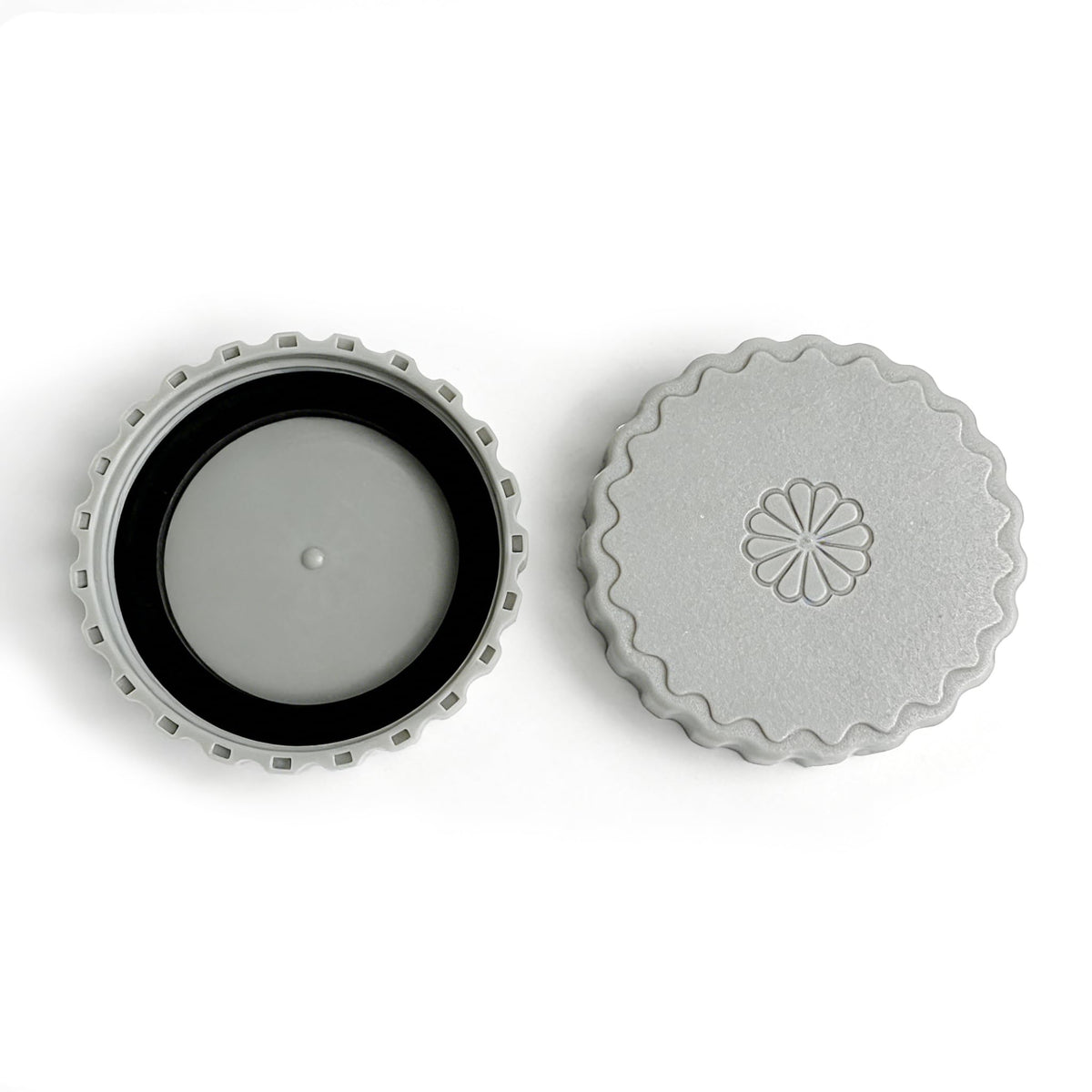 GOBOFWEALTH 2Pcs Winter Plug Set gray front view