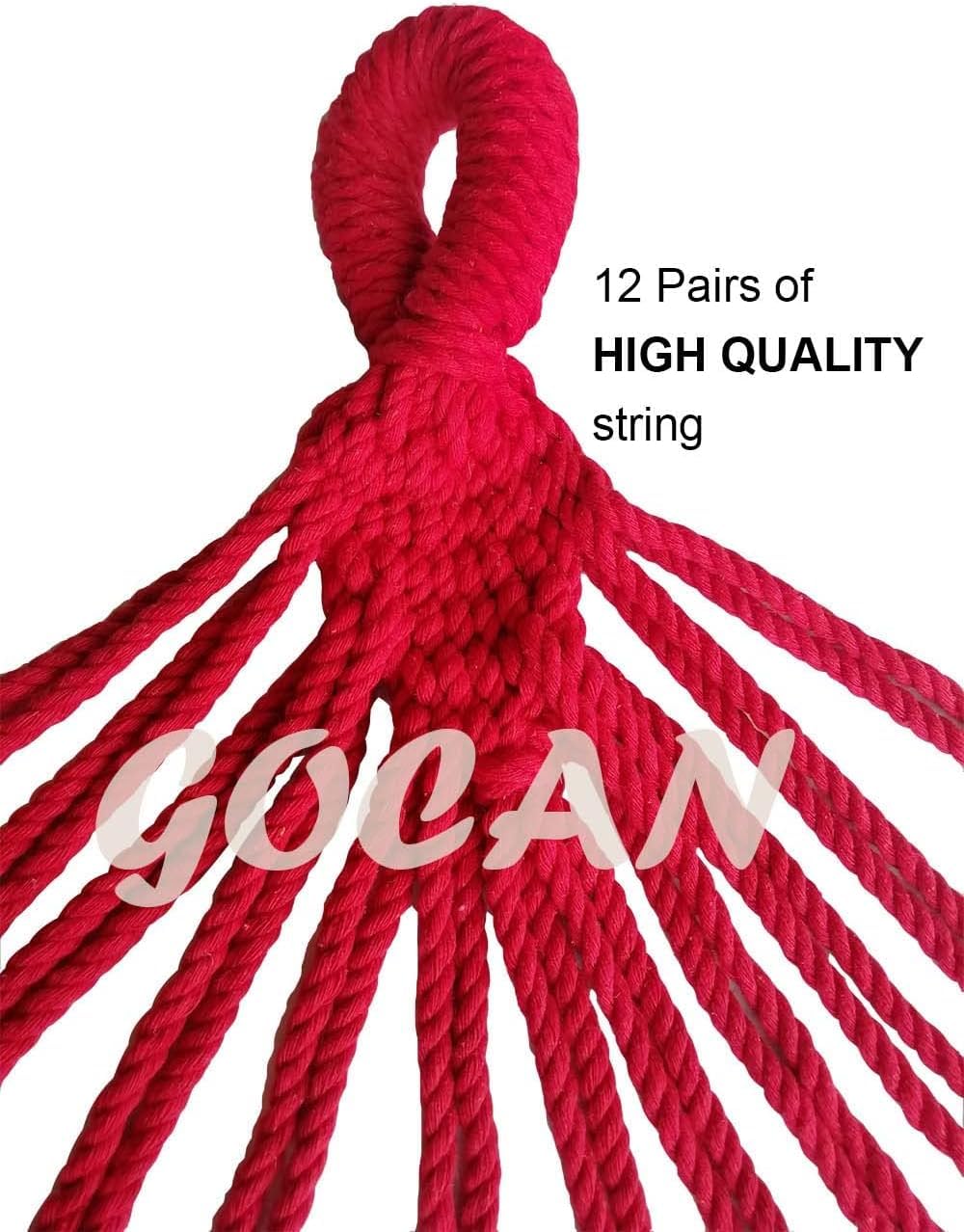 GOCAN Extra Large Hammock laid out in garden