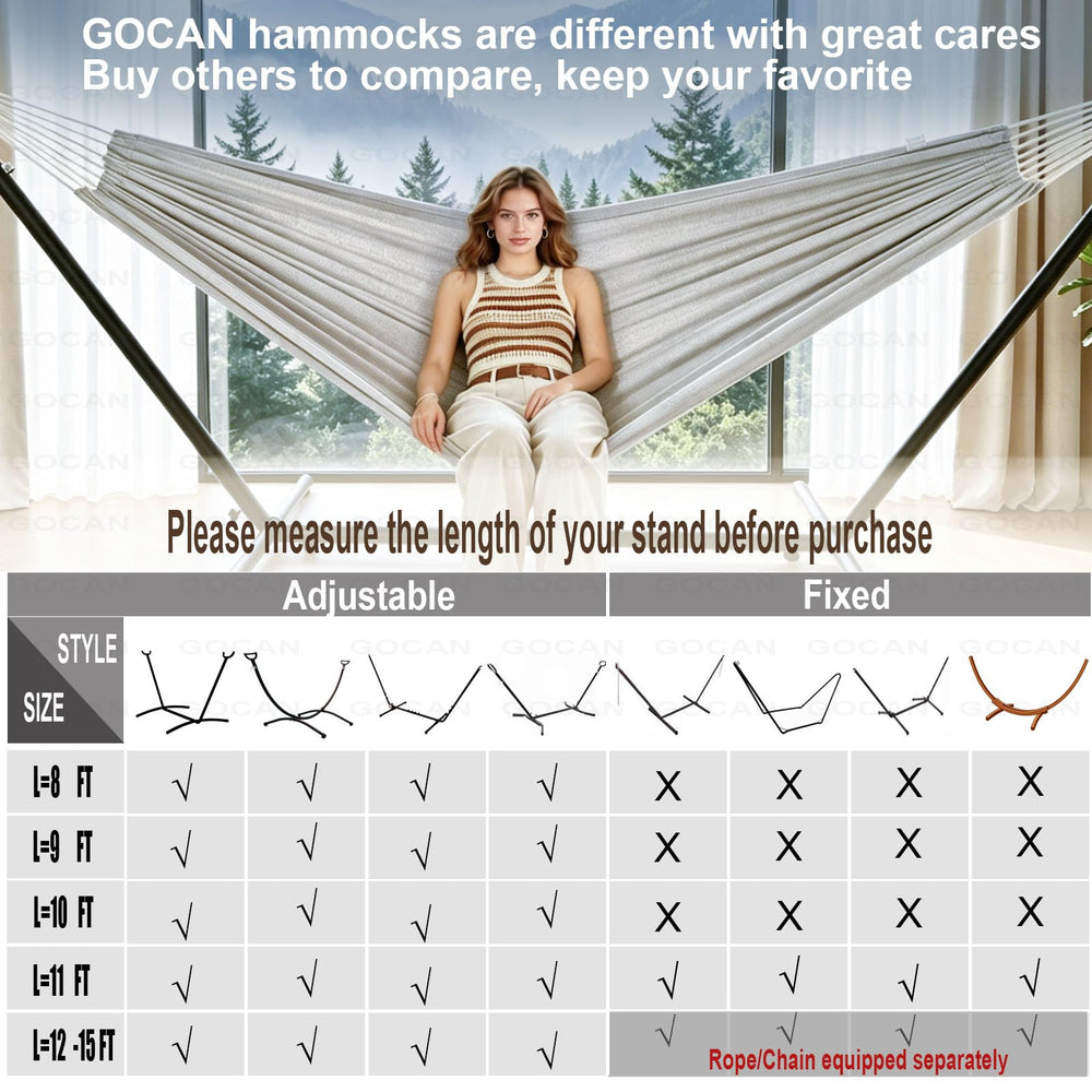 GOCAN hammock in use at a park with a couple relaxing