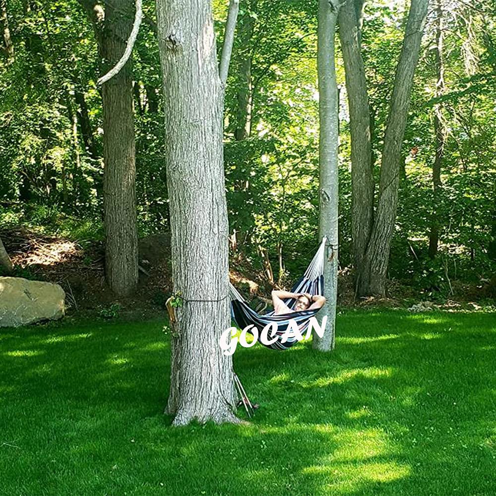 GOCAN hammock showing metal ring and knots