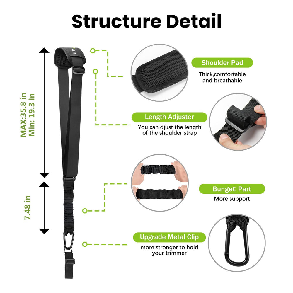GodFan Shoulder Strap suitable for various string trimmers