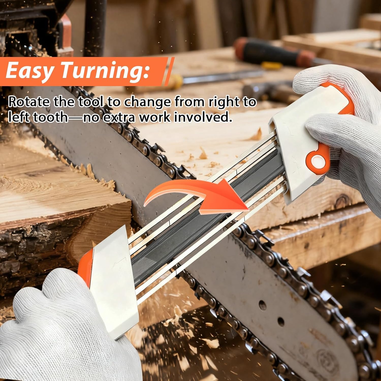GoDrifting sharpener showing proper positioning for effective sharpening
