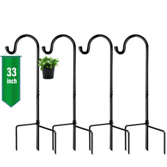 GOFORWILD 33 inch black shepherd hook front view