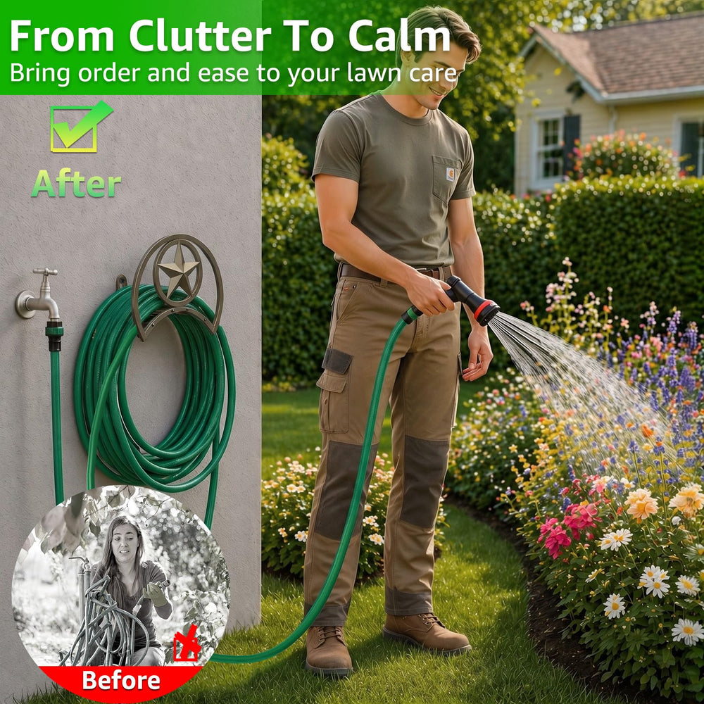 GOFORWILD Garden Hose Holder packaging and details