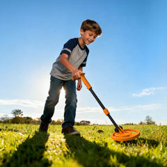 gogonova kids metal detector with LED display and waterproof coil