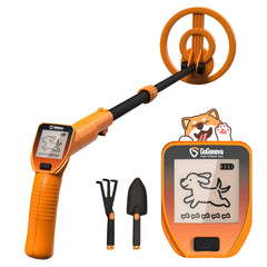 gogonova Metal Detector for kids, orange model front view