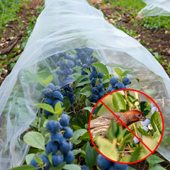 GonLei Garden Netting 2-Pack installation process with clips