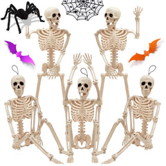 GONOSEED 16 inch Halloween skeleton set front view