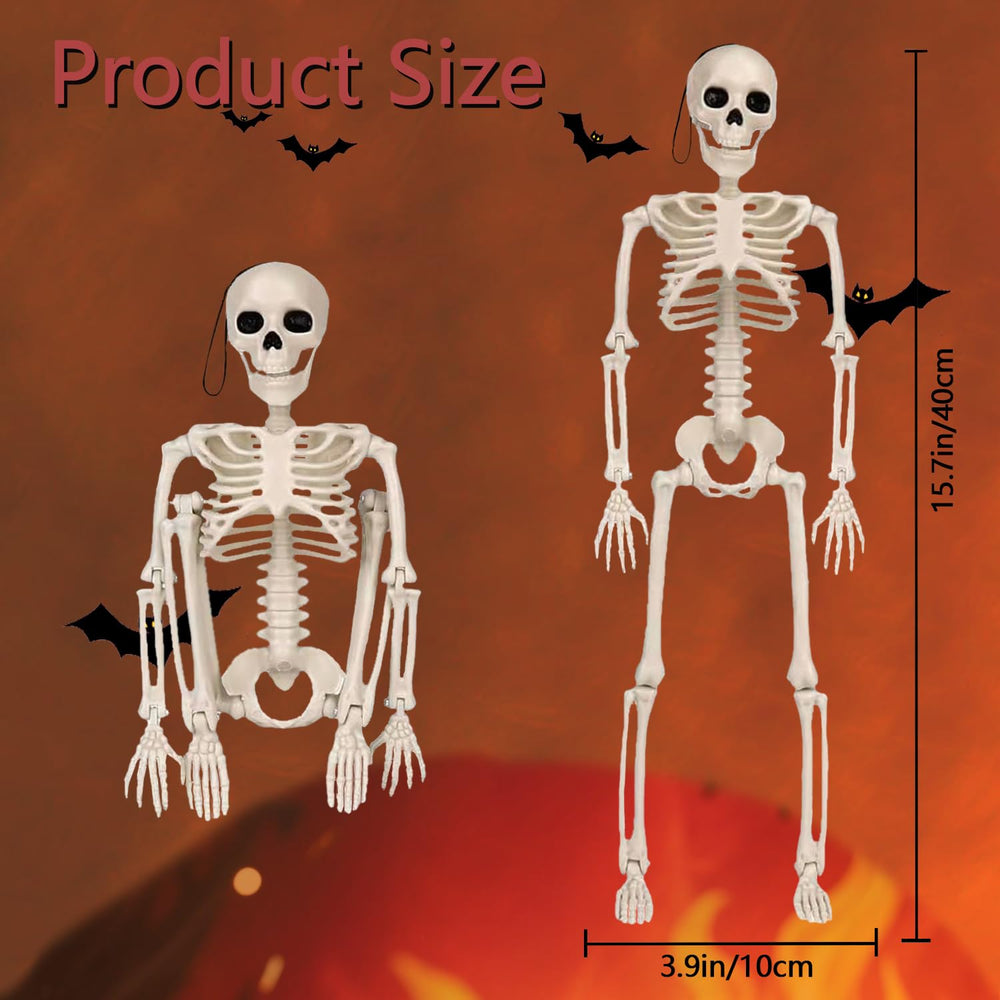 GONOSEED 16 inch poseable skeleton in a hanging position