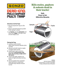 GONZO trap set in a garden