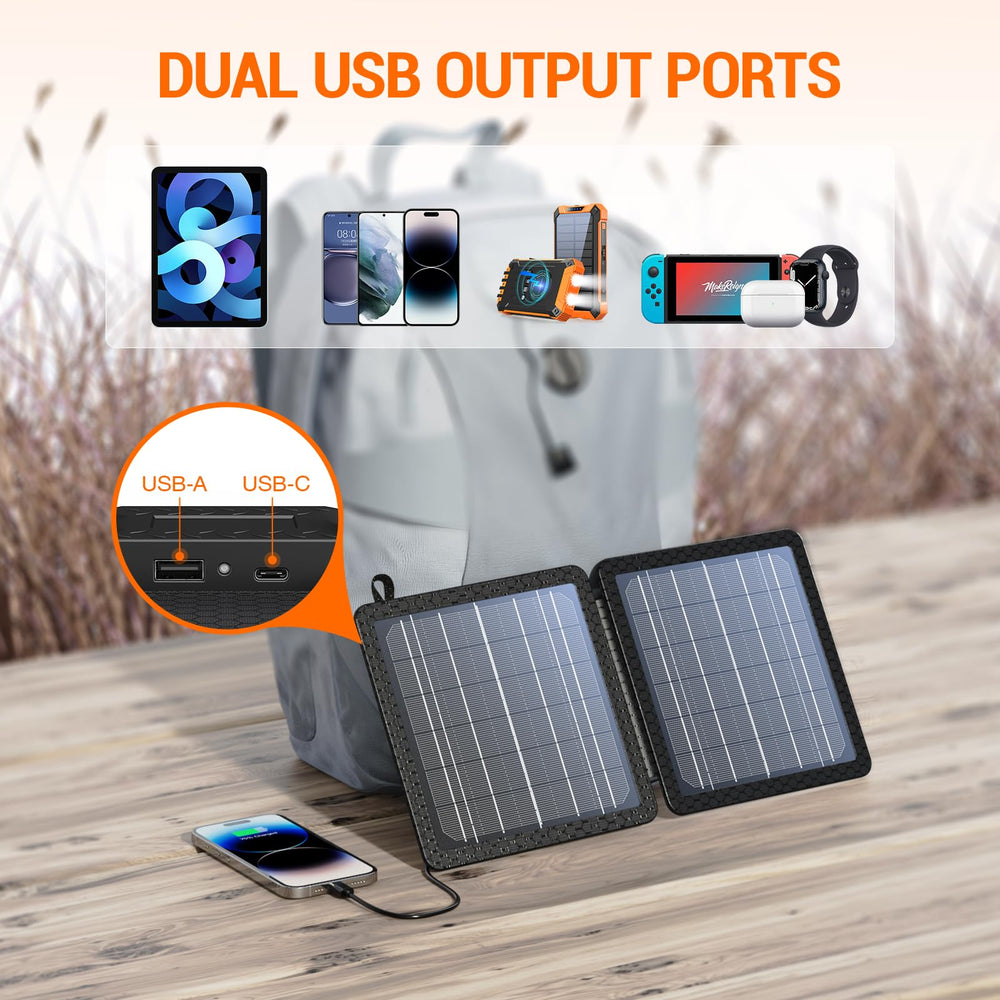 GOODaaa solar charger with carabiners and user manual