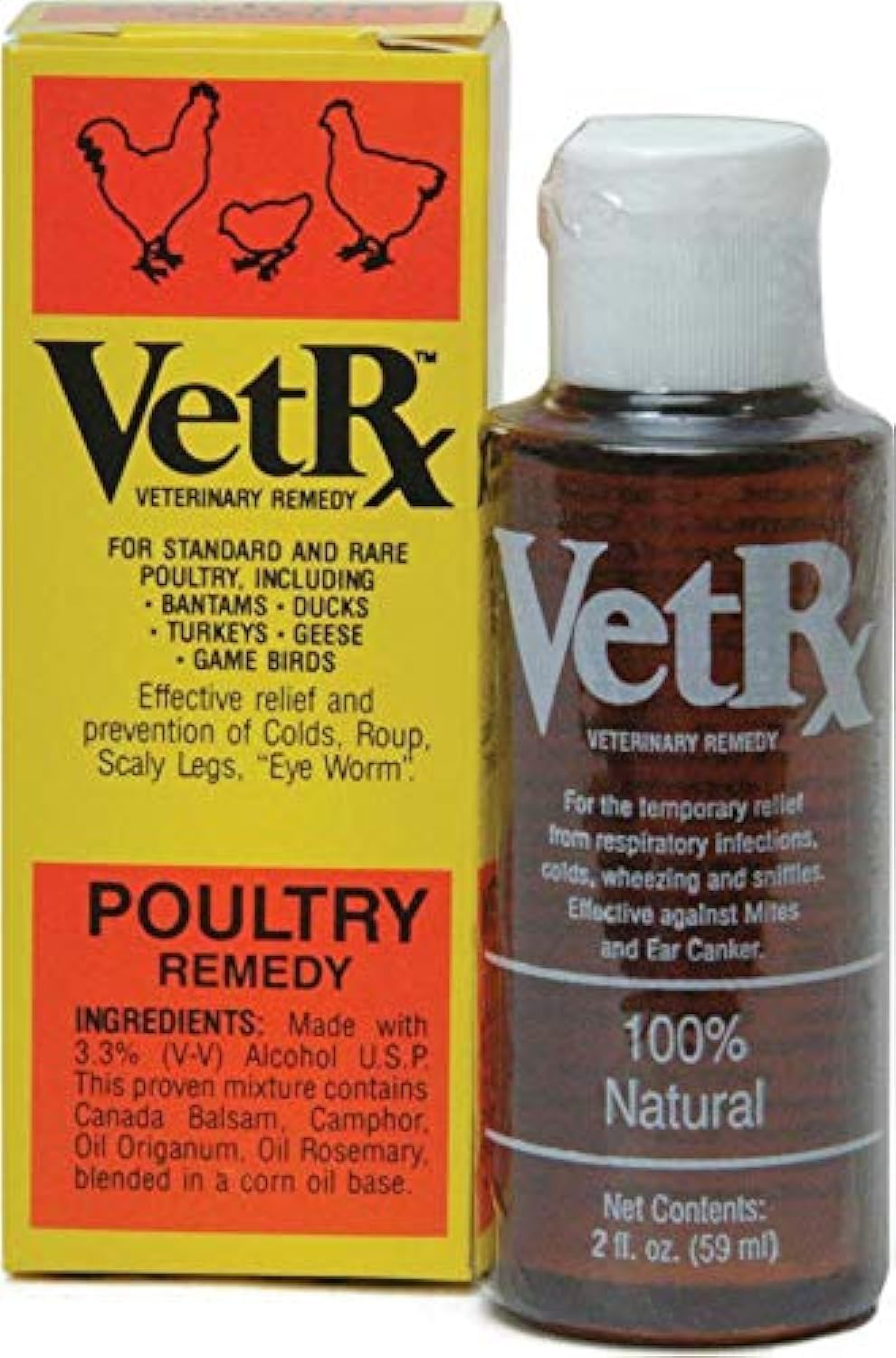 Goodwinol Vet RX Poultry Remedy 2oz bottle front view