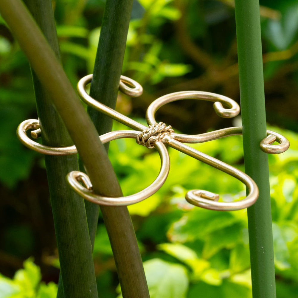 Goooxim Monstera Plant Support Hook in matte metal finish