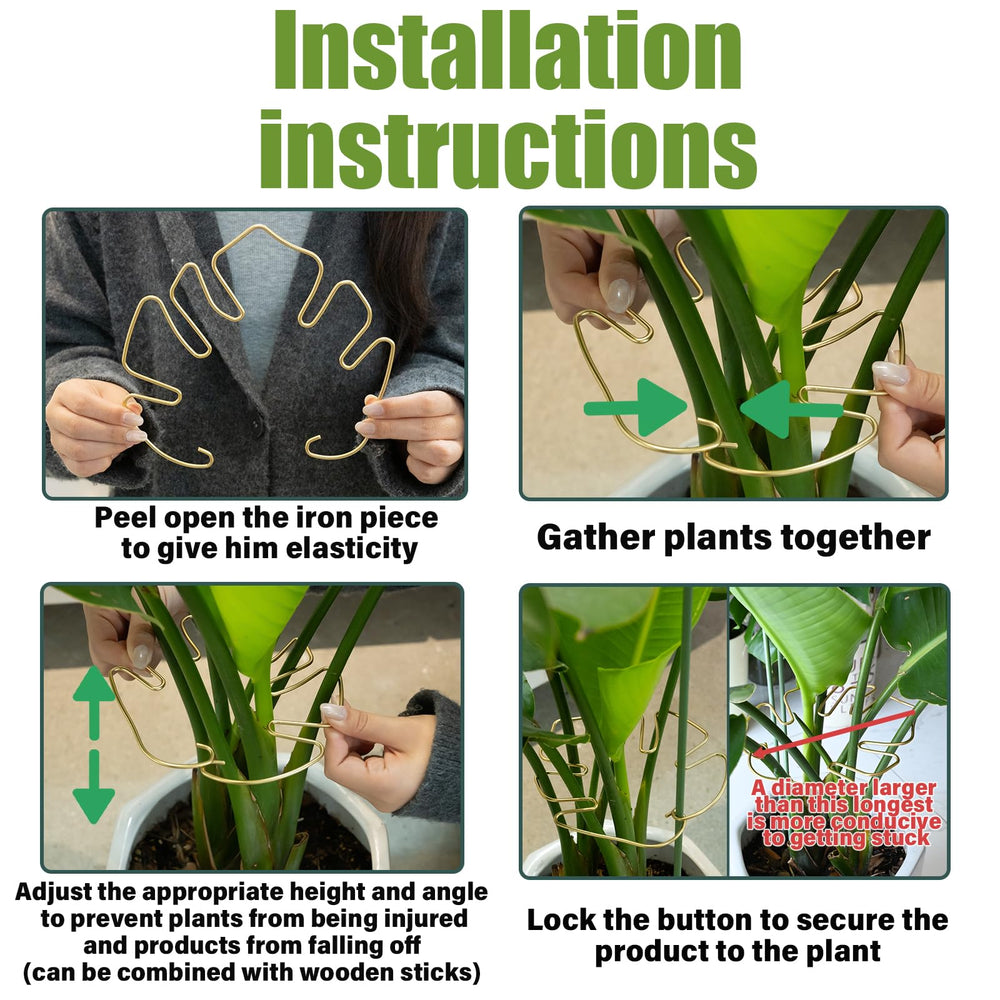 Goooxim Monstera Plant Support Stem packaging details