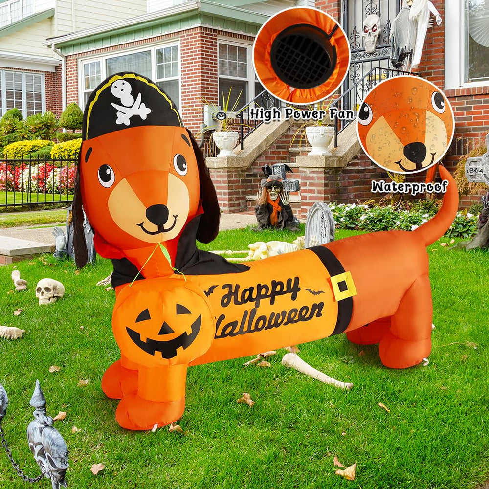 GOOSH inflatable dog packed in storage bag