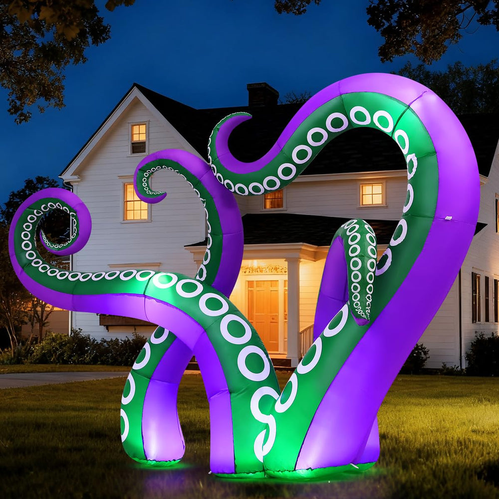 GOOSH Inflatable Octopus with ground stakes and ropes