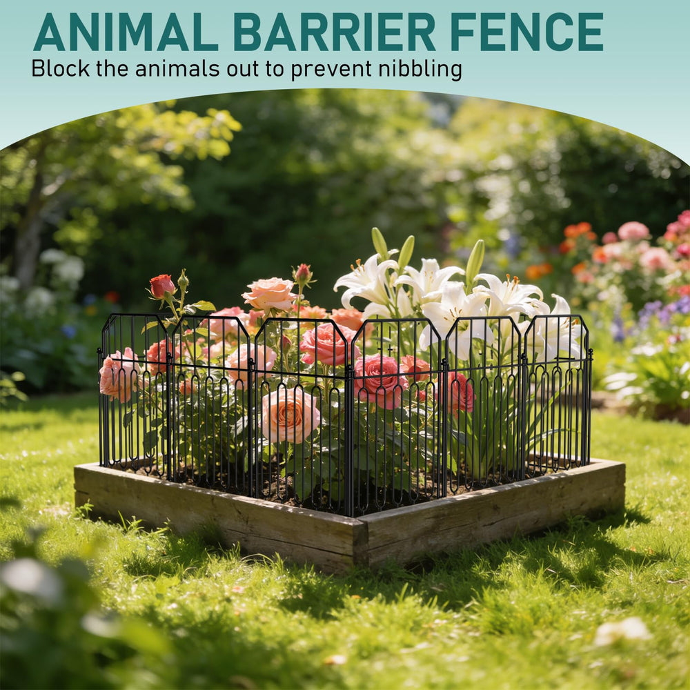 Goovilla Garden Fence customizable layout in garden