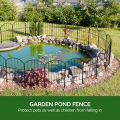 Goovilla Garden Fence decorative border in garden
