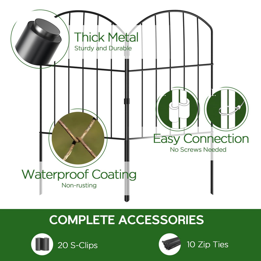 Goovilla Garden Fence installation with S-clips