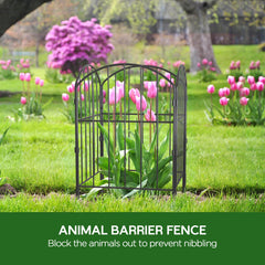 Goovilla Garden Fence showing narrow grids
