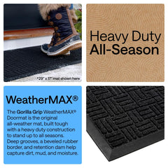 GORILLA GRIP WeatherMAX Door Mat in an outdoor setting