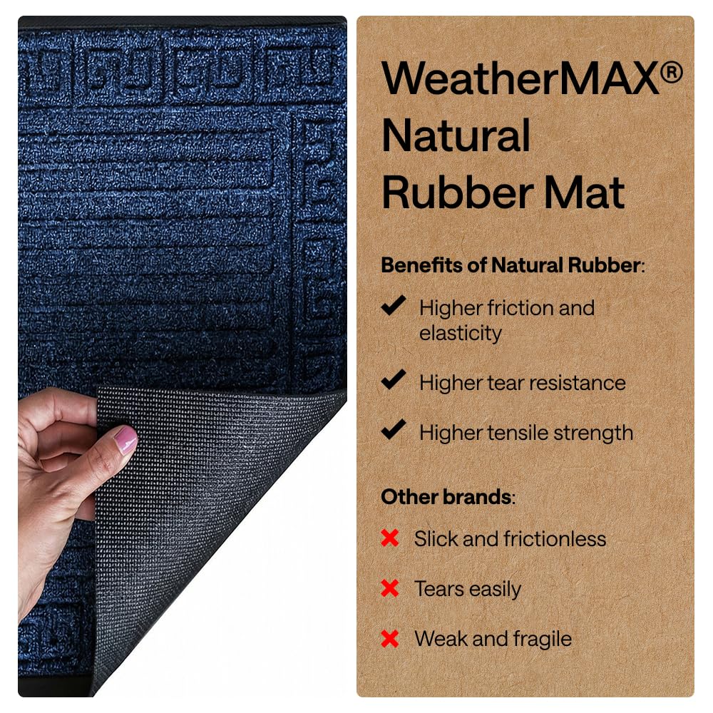 GORILLA GRIP WeatherMAX Door Mat in indoor hallway