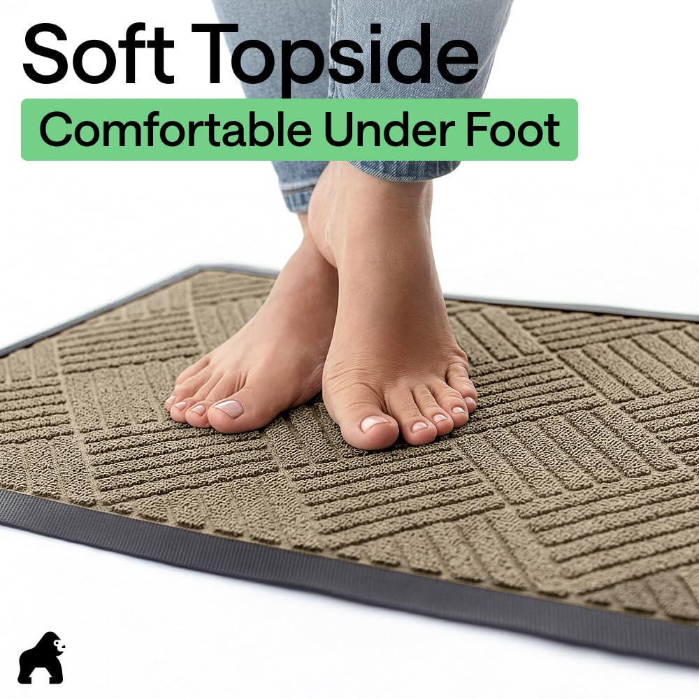 GORILLA GRIP WeatherMAX Door Mat packaging details