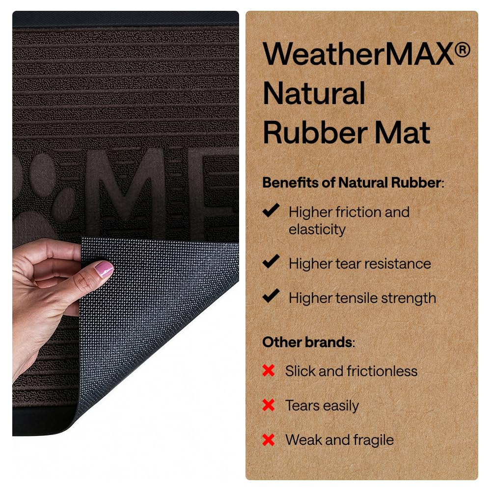 GORILLA GRIP WeatherMAX Doormat displayed outdoors