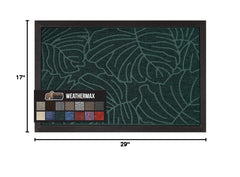 GORILLA GRIP WeatherMAX Doormat side view, showcasing rubber backing