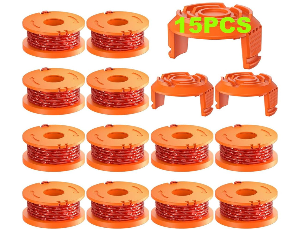 GOSDENG Weed Eater String 12 replacement spools in orange packaging