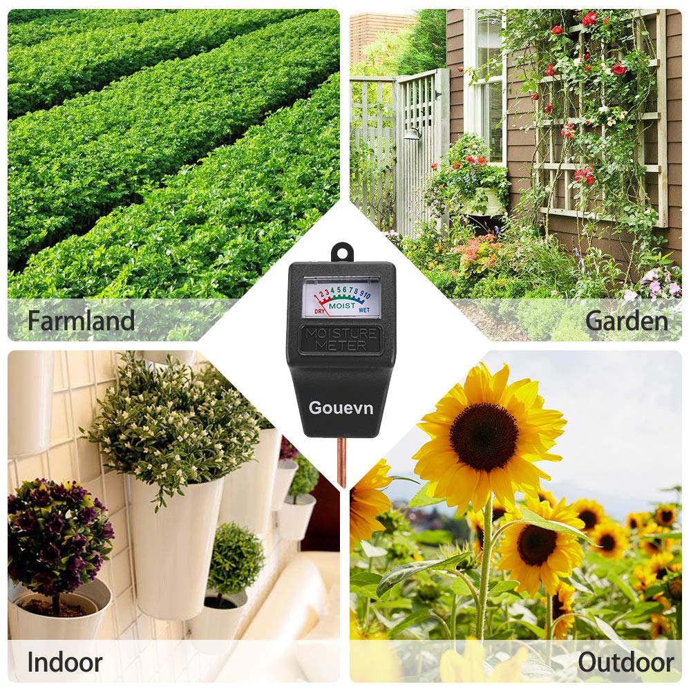 Gouevn Soil Moisture Meter lightweight design for portability