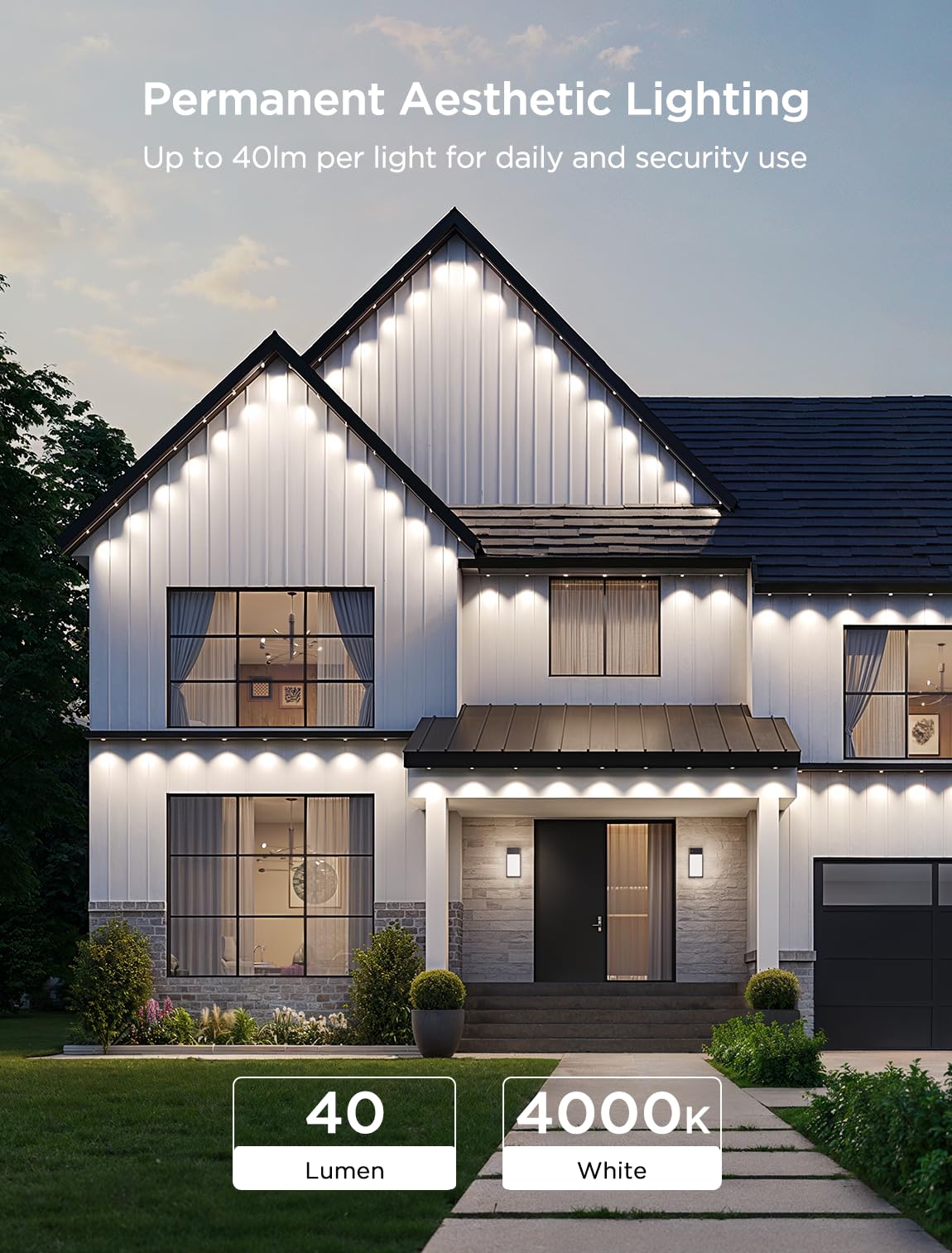 Govee Control Box next to compatible outdoor lights