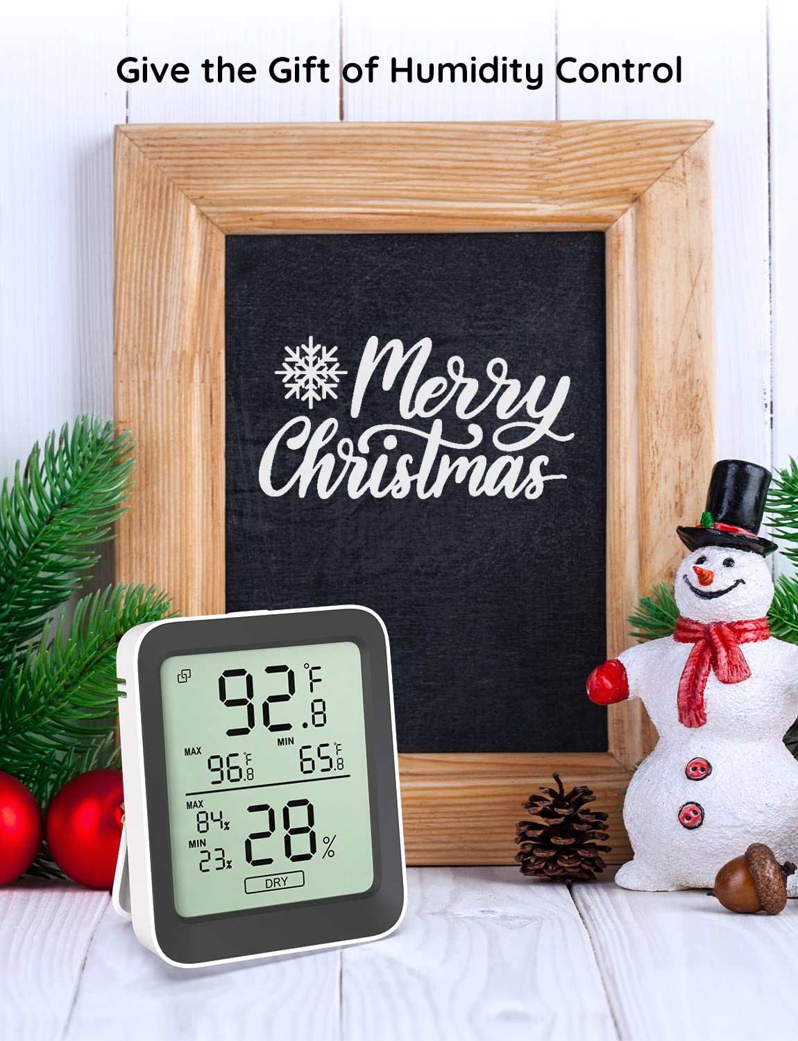 Govee Indoor Hygrometer Thermometer H5075 showing battery compartment