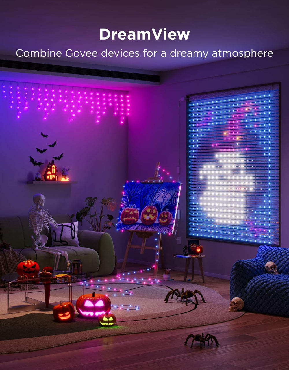 Govee lights with music visualization feature