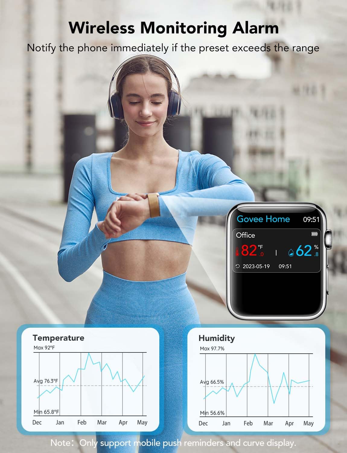 Govee WiFi Thermometer Hygrometer H5103 three-pack display in packaging