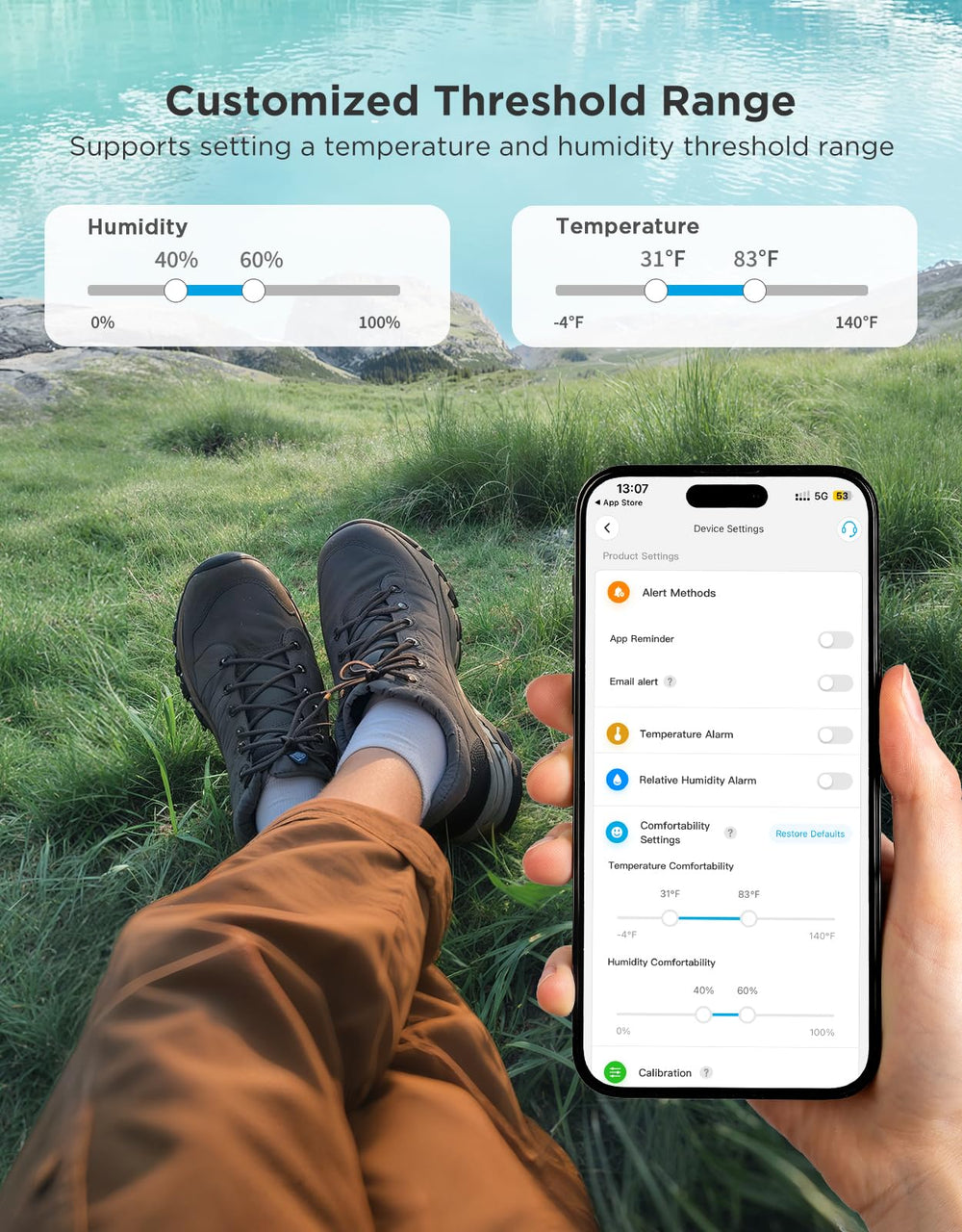 GoveeLife thermo-hygrometer with Bluetooth connection