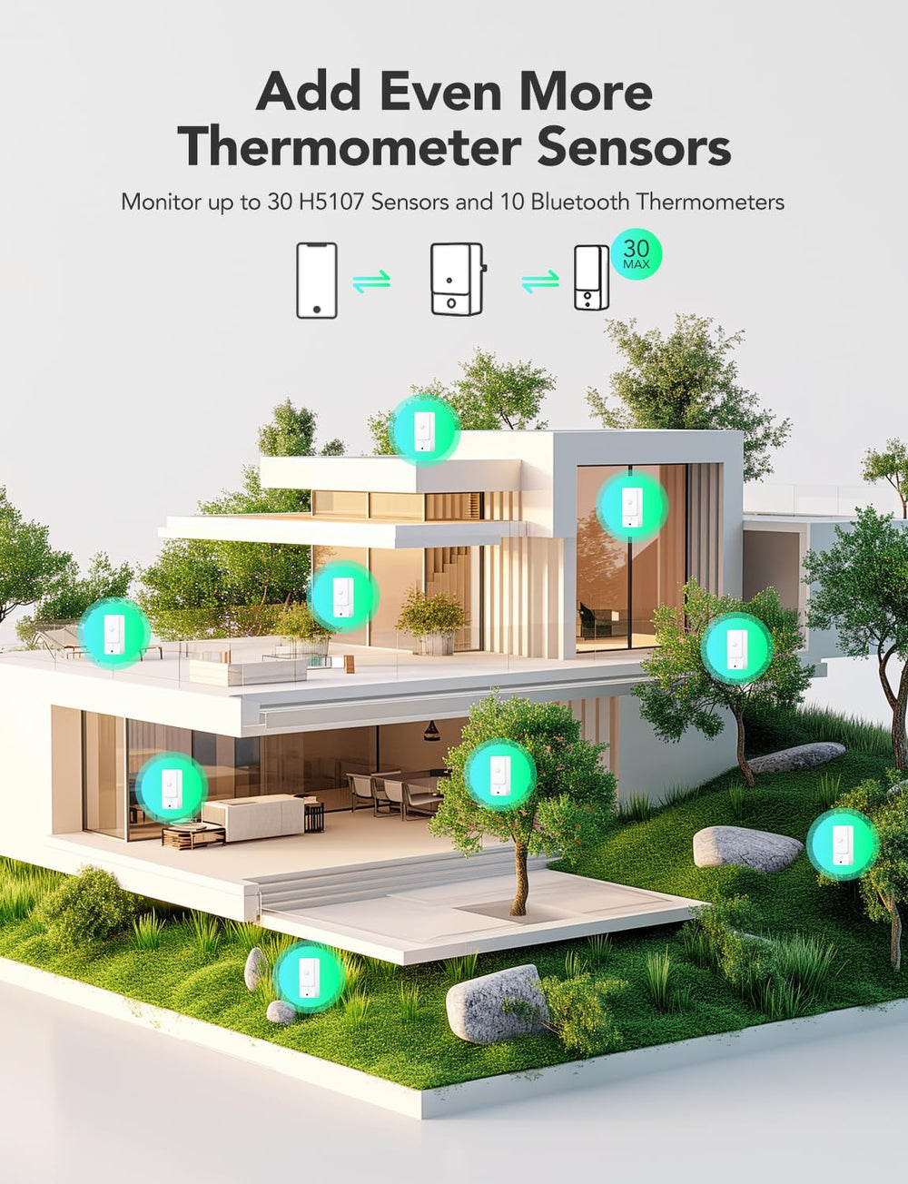 GoveeLife Wi-Fi Gateway Thermo-Hygrometer battery compartment