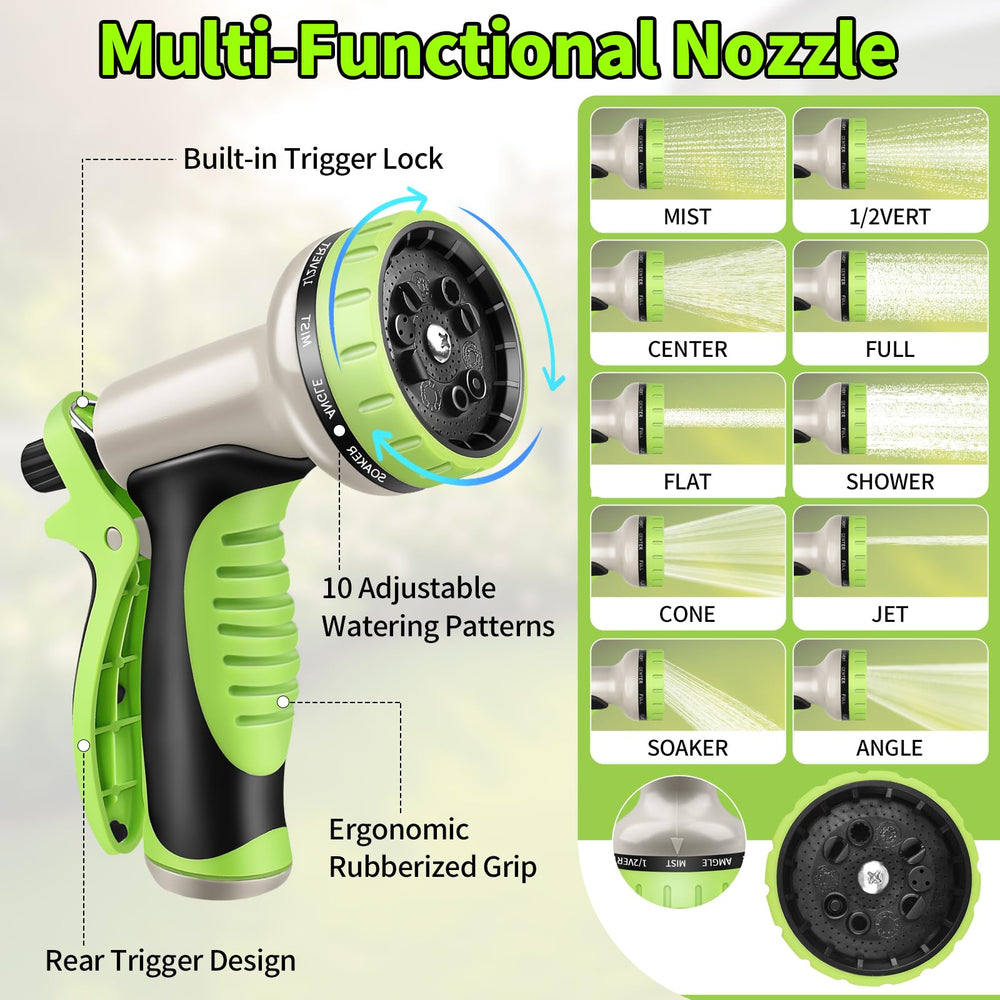 GOXAWEE garden hose coiled for easy storage