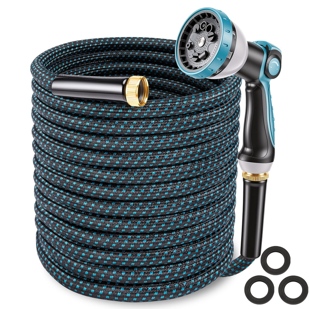 Gpeng 50 ft non-expandable garden hose front view