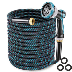 Gpeng 50 ft non-expandable garden hose front view