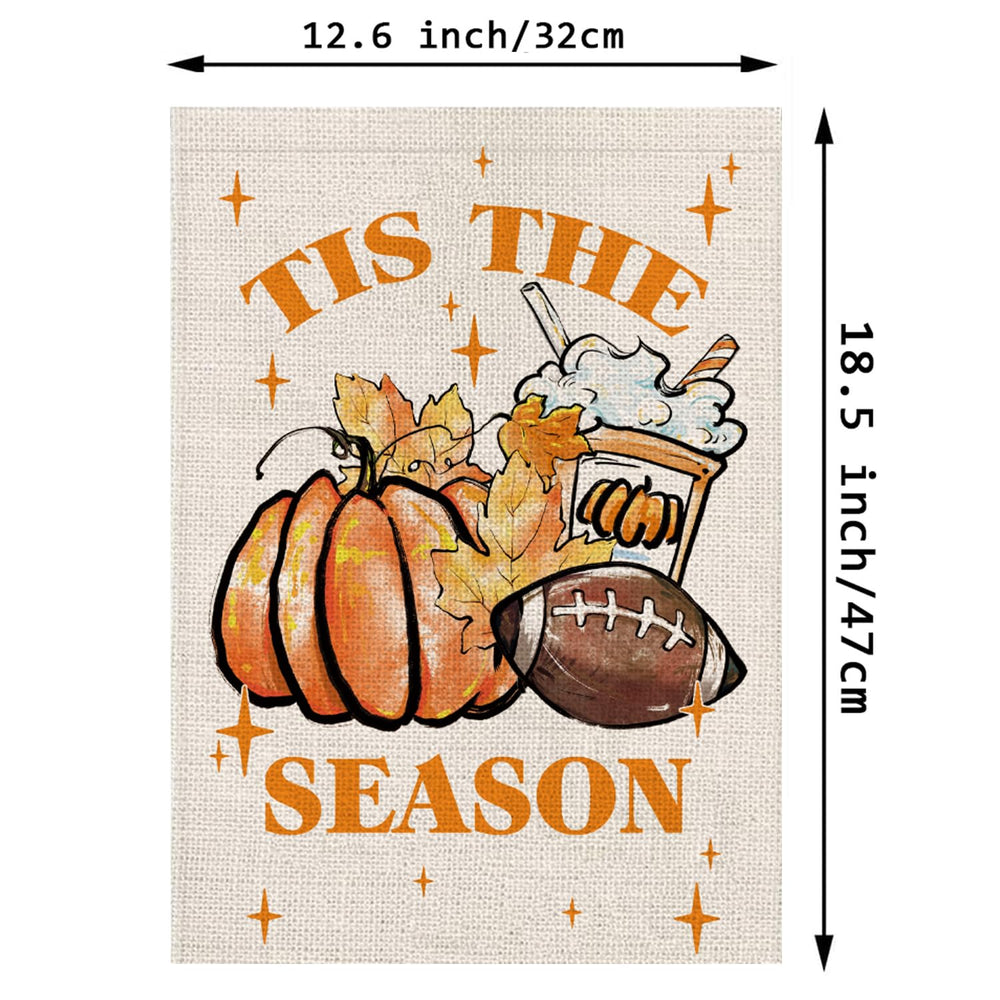 GPGHE Fall Garden Flag double-sided design, vibrant colours