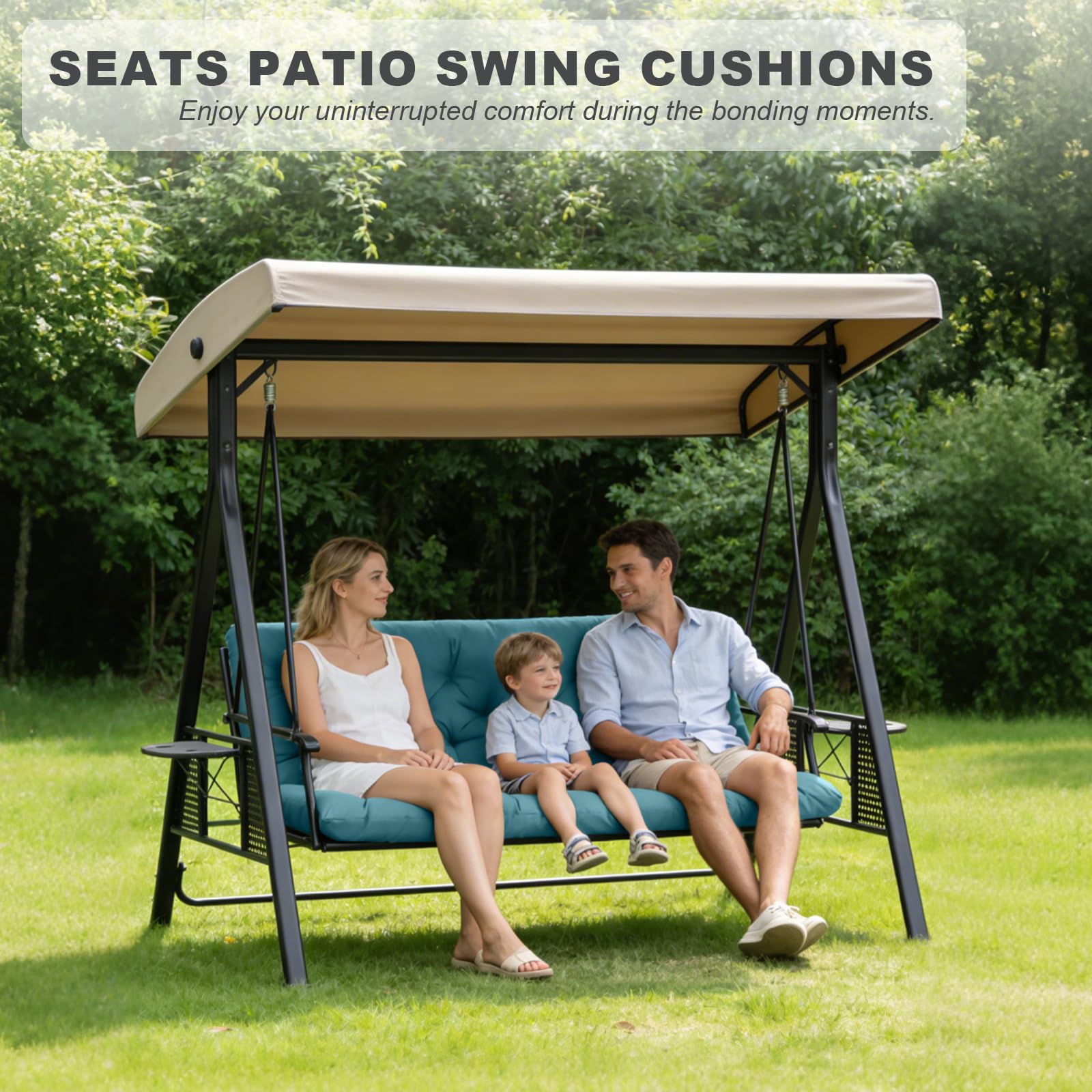 GPQAWER Outdoor Swing Cushion packaging