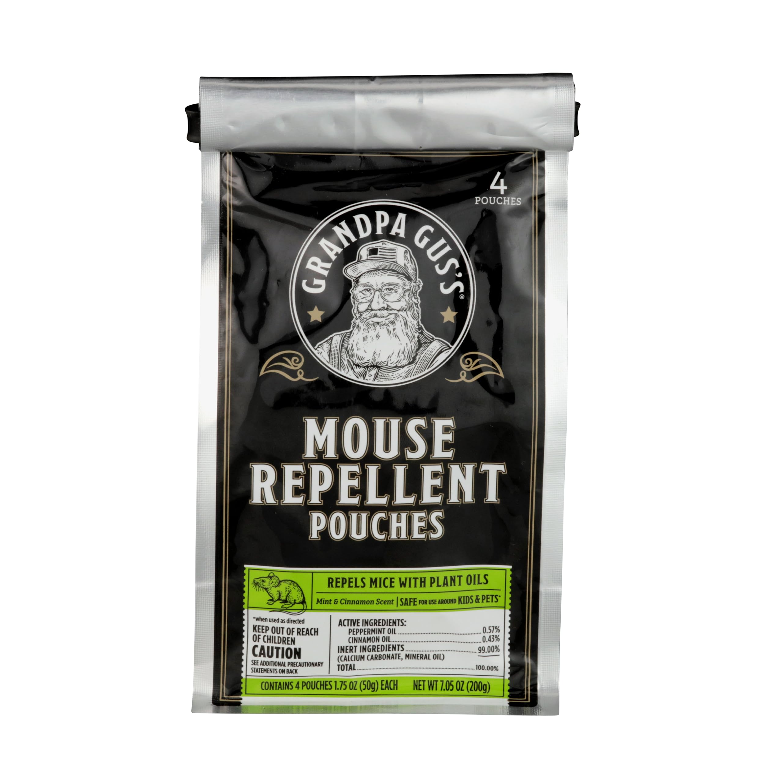 Grandpa Gus's Rodent Repellent Spray bottle side view
