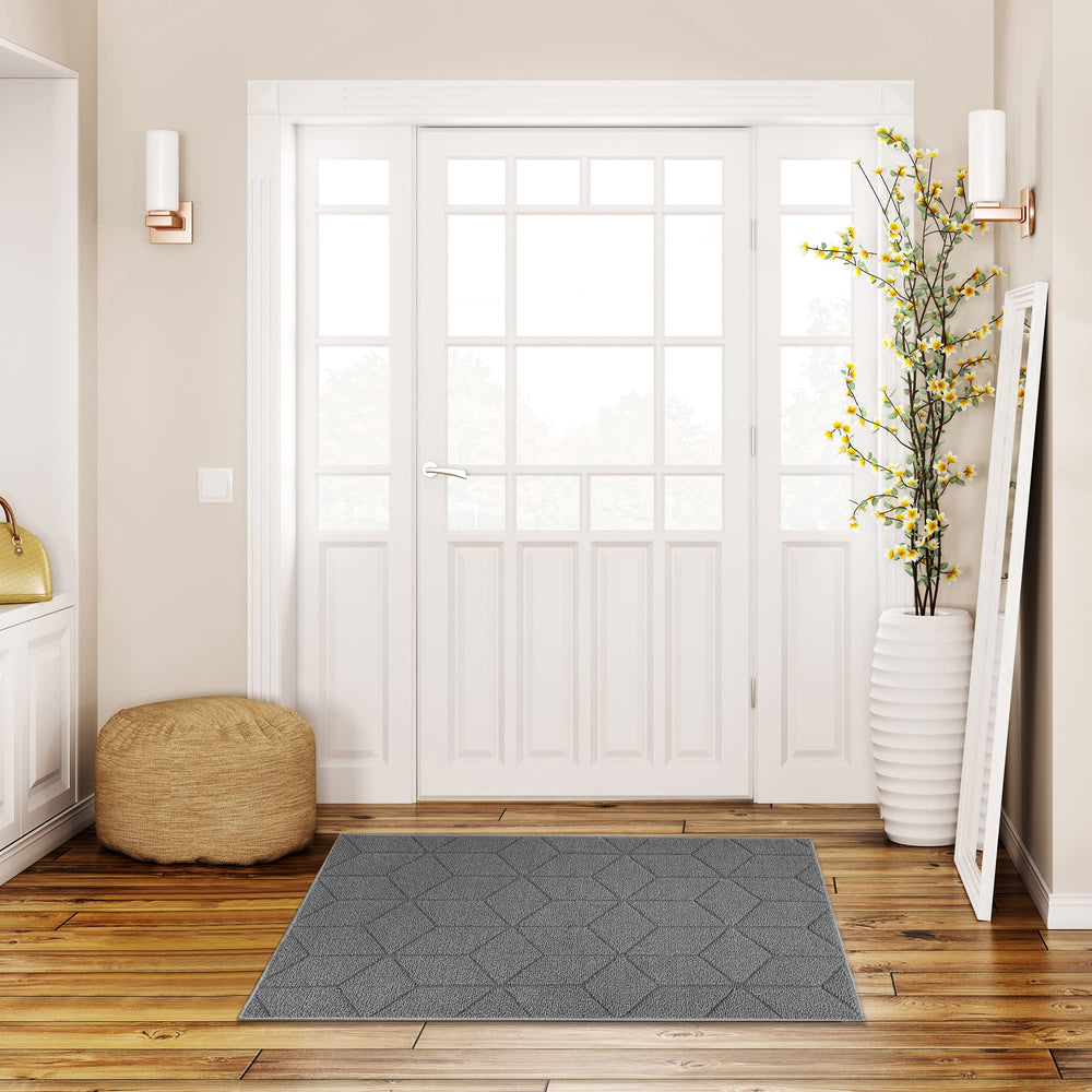 GRANNY SAYS Doormat 32x48 Grey in front of door
