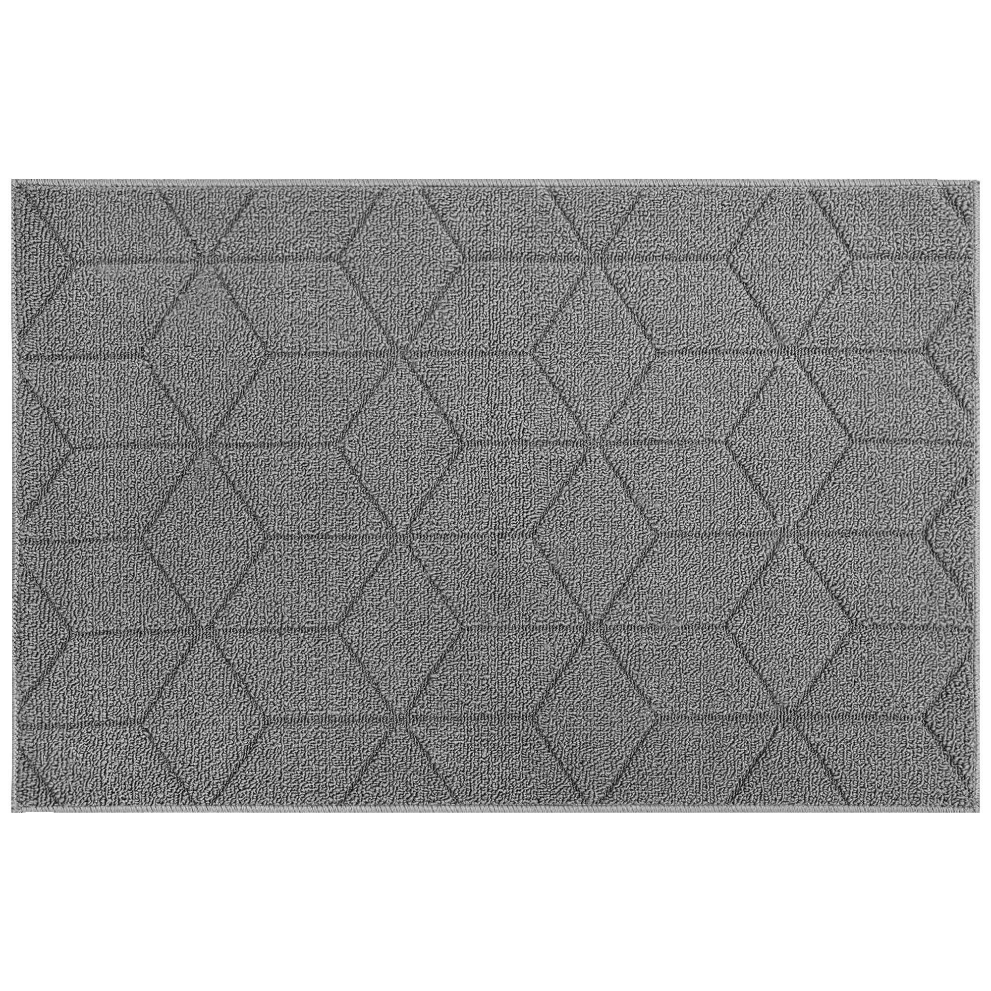GRANNY SAYS Doormat 32x48 Grey with non-slip backing
