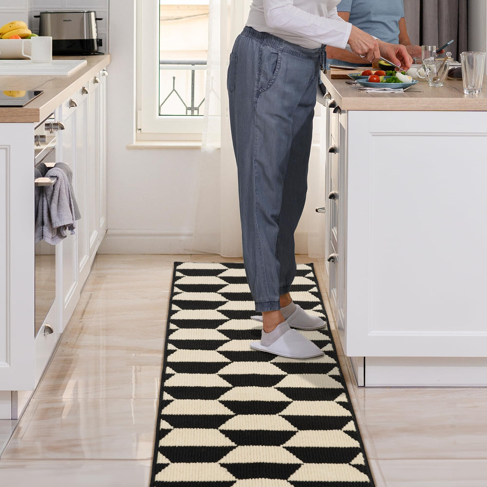 GRANNY SAYS Doormat folded showing crease care method