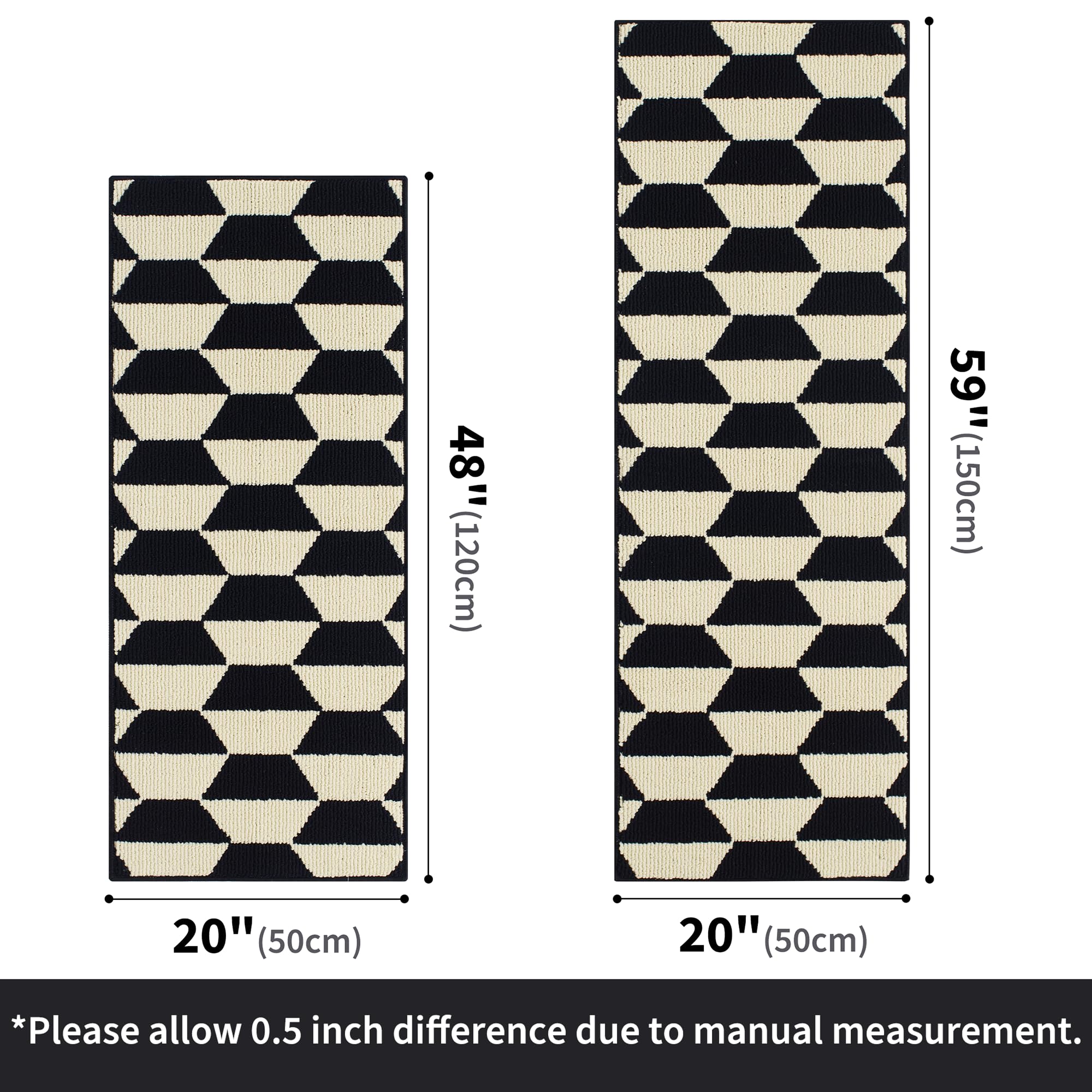 GRANNY SAYS Doormat in garden setting, Black/Tan