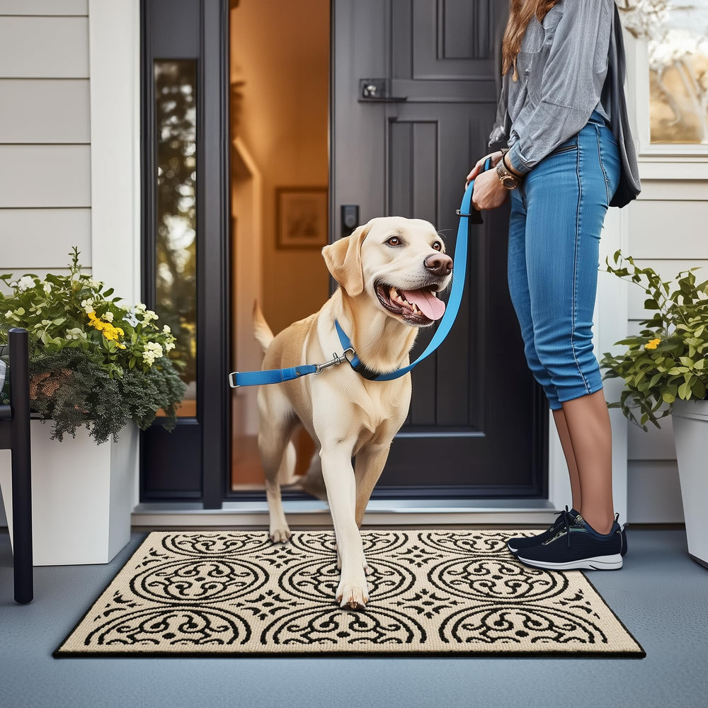 GRANNY SAYS Doormat in laundry room