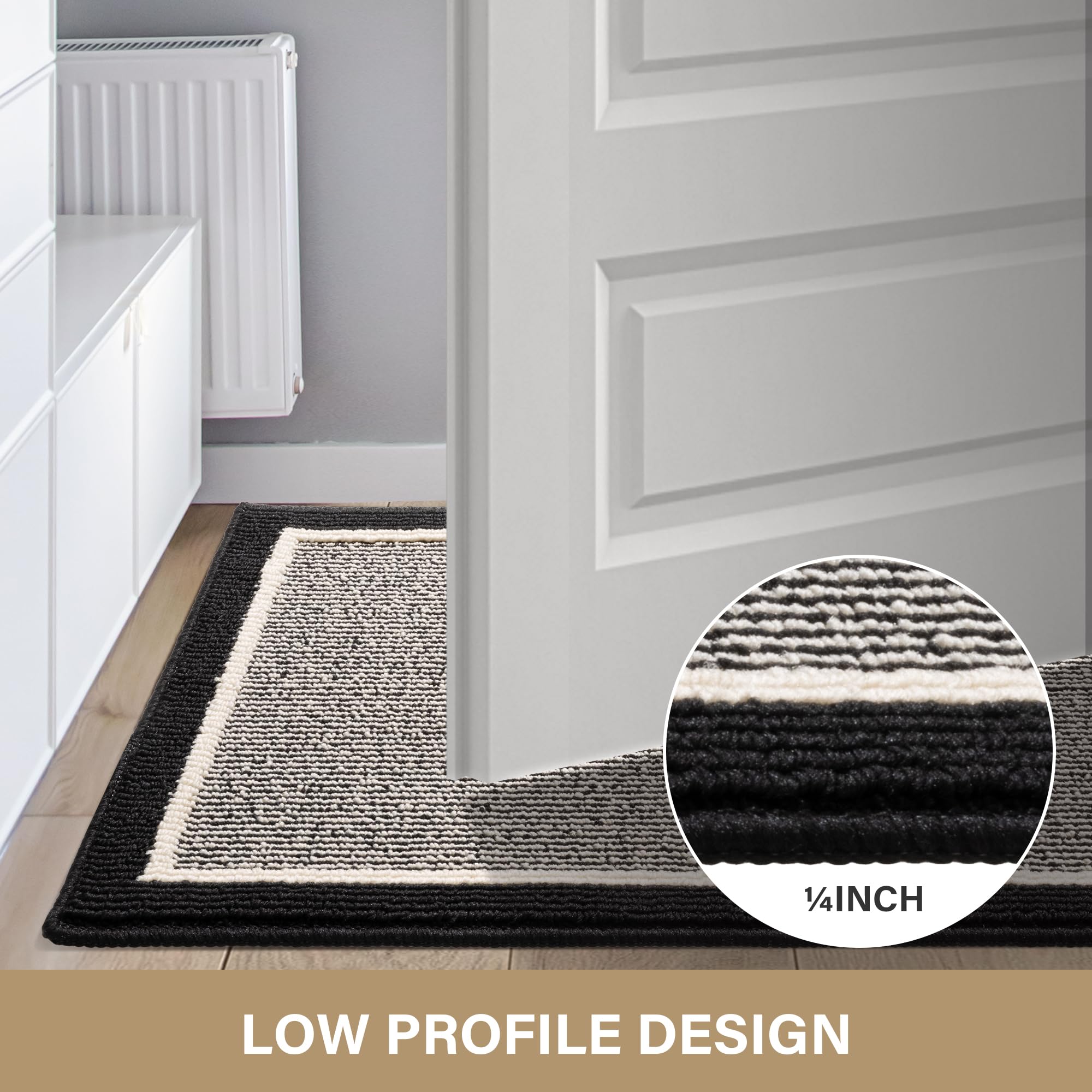 GRANNY SAYS Doormat on patio, showing its multipurpose use
